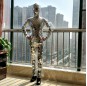 Sexy girl dance silver mirror disco ball jumpsuit